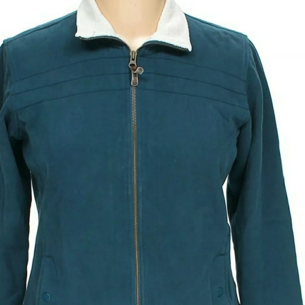Columbia Women's Size XL Soft Fleece Blue Full Zip